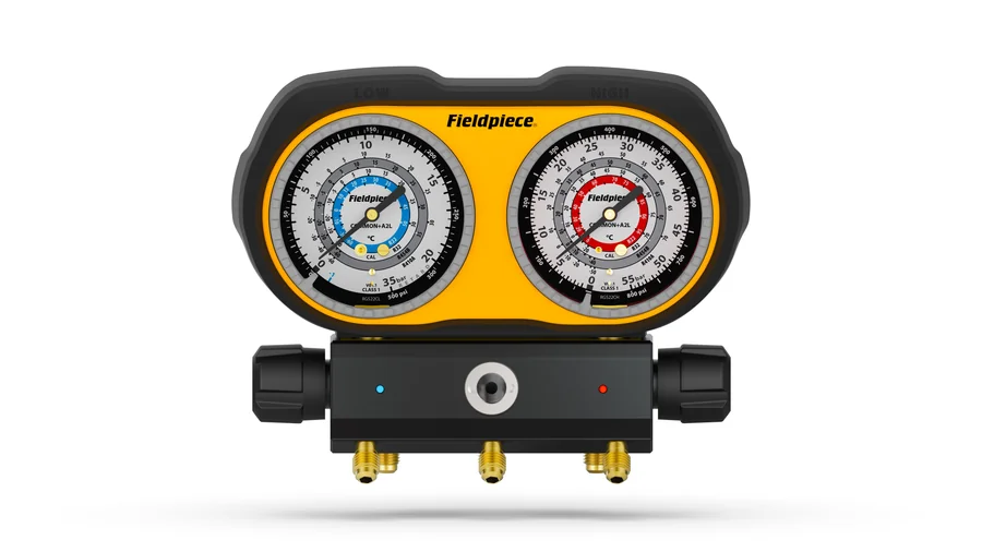 Fieldpiece GS322C - SMAN® Oprawa zaworowa analogowa 3-portowa (R-22, R-32, R-454B, R-410A)