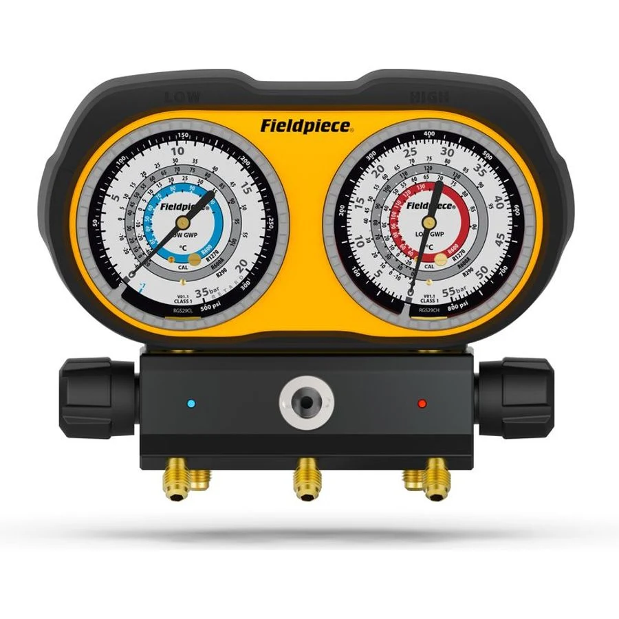 Fieldpiece GS329C - SMAN® Oprawa zaworowa analogowa 3-portowa (R-600, R-1270, R-600a, R-290)