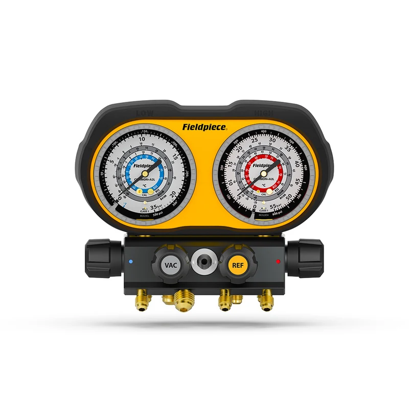 Fieldpiece GS422C - SMAN® Oprawa zaworowa analogowa 4-portowa (R-22, R-32, R-454B, R-410A)