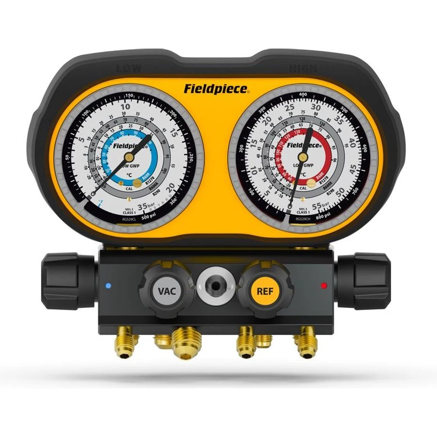 Fieldpiece GS429C - SMAN® Oprawa zaworowa analogowa 4-portowa (R-600, R-1270, R-600a, R-290)