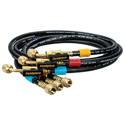 Zestaw węży serwisowych 1/4" z zaworami kulowymi - HR3B